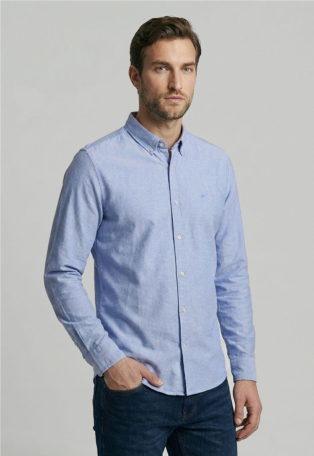 Camisa Sky Oxford Sport-0