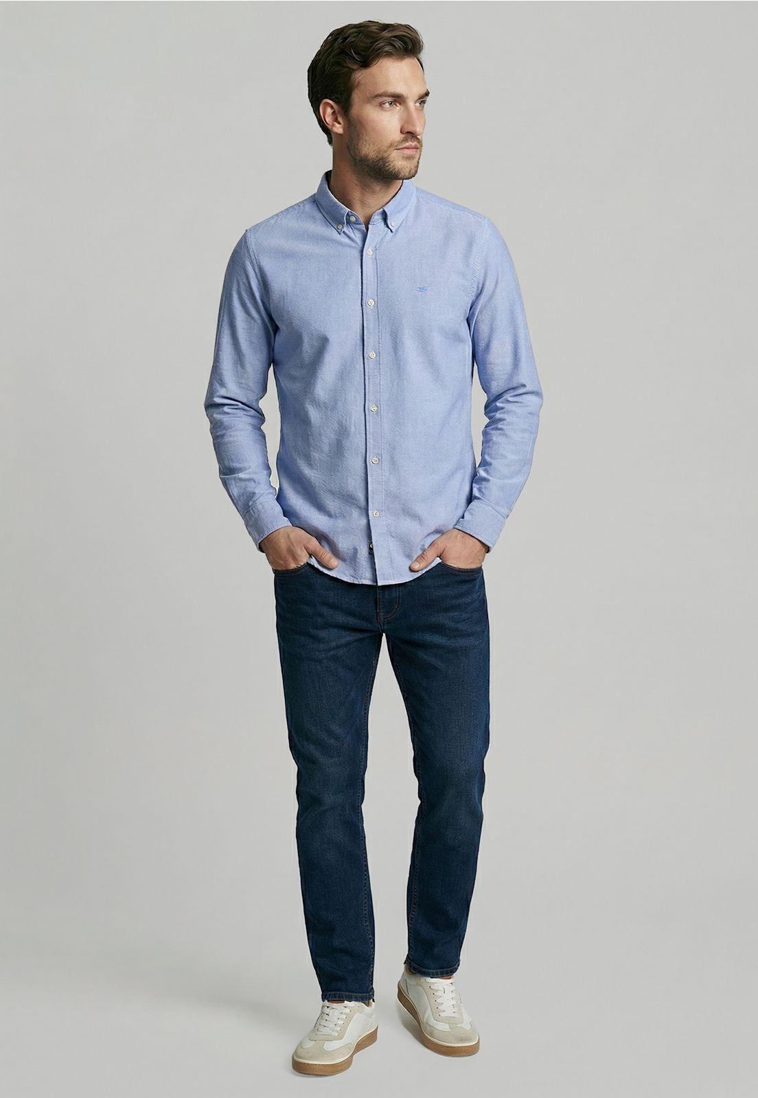 Camisa Sky Oxford Sport-1