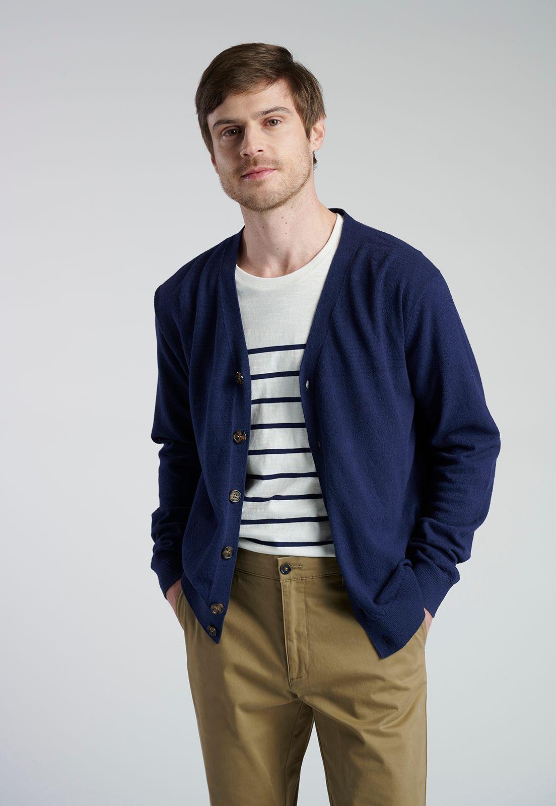 Cardigan  Gijon Navy-0