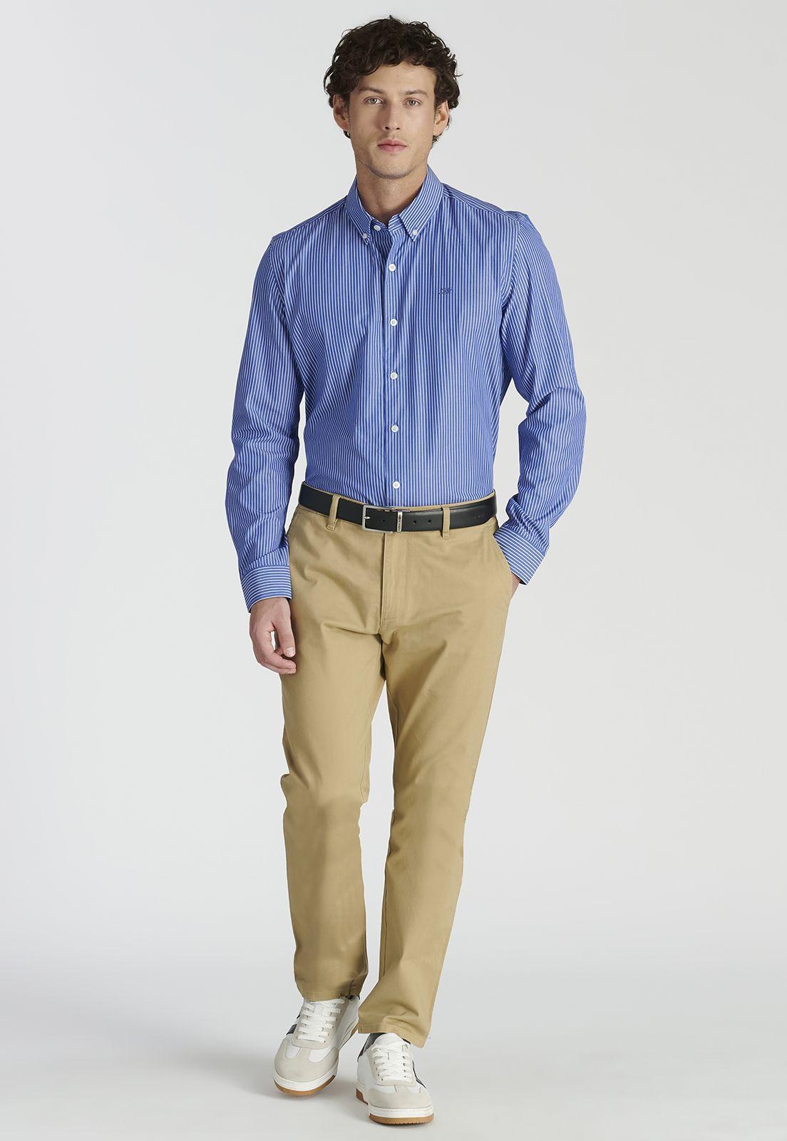Camisa George Business Navy-1