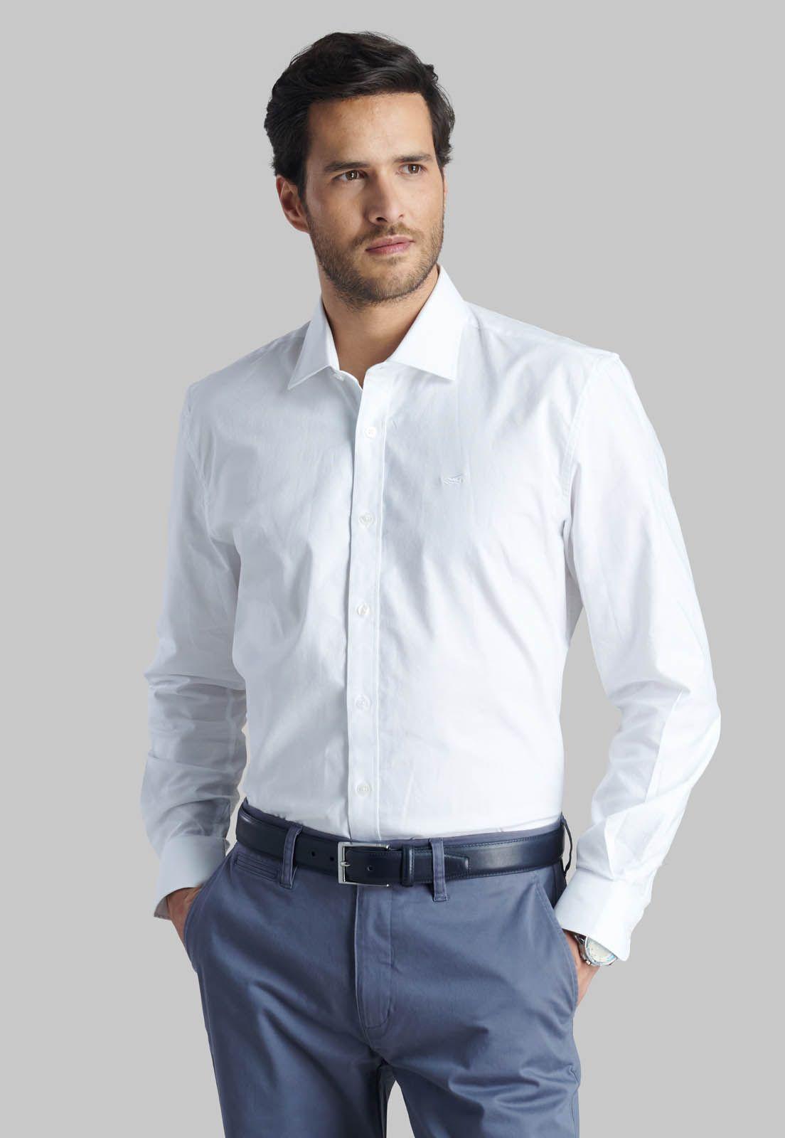Camisa Oxford Sport White-0