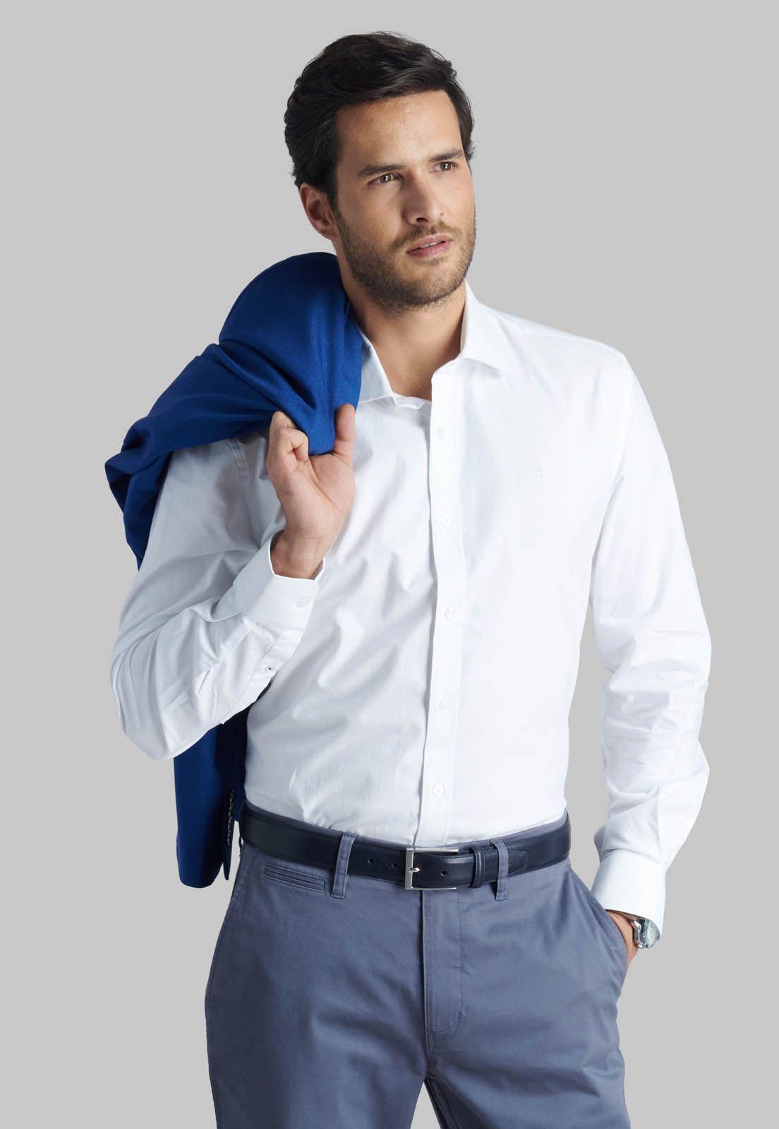 Camisa Oxford Sport White-4