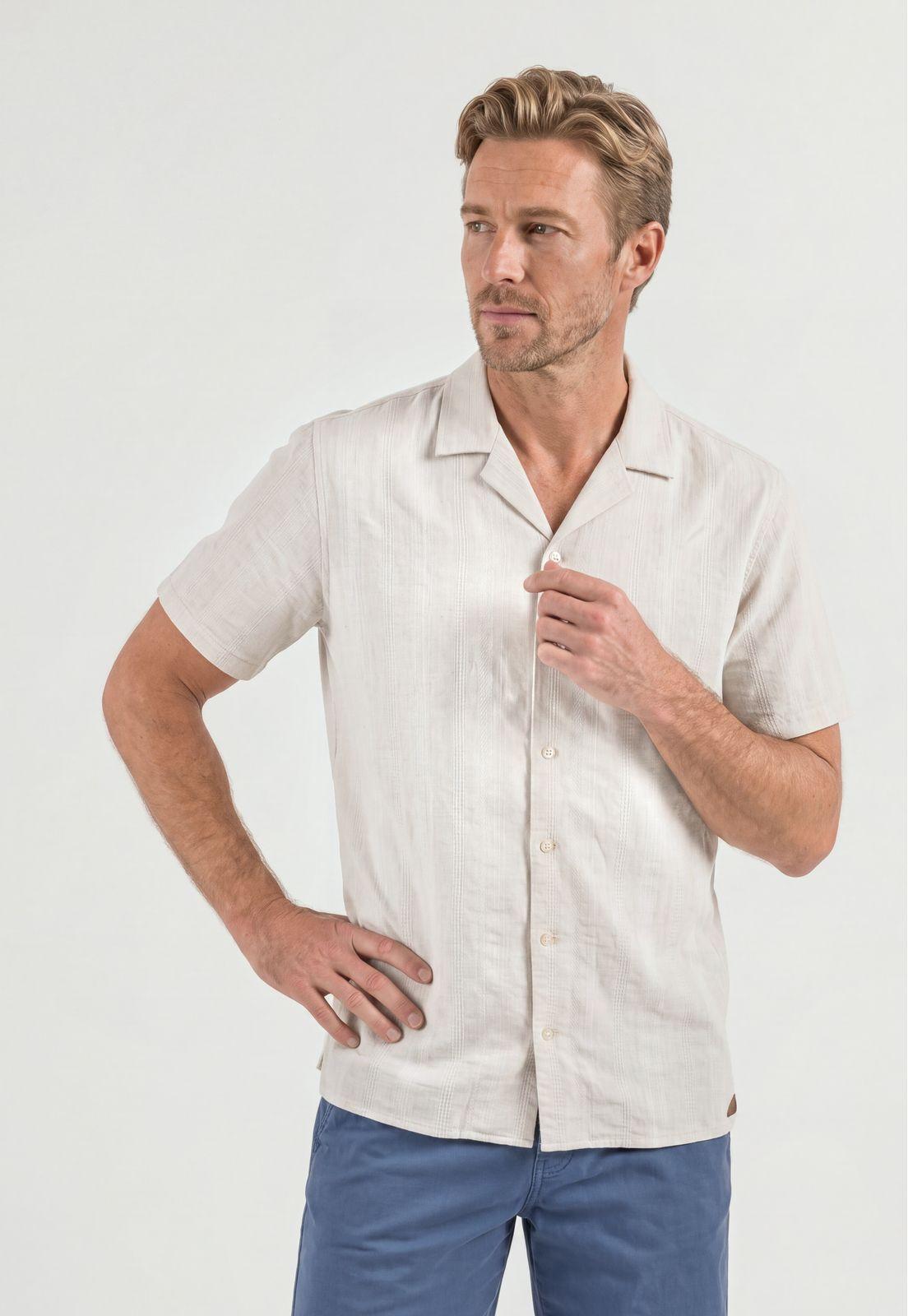 Camisa Évian Ecru-0