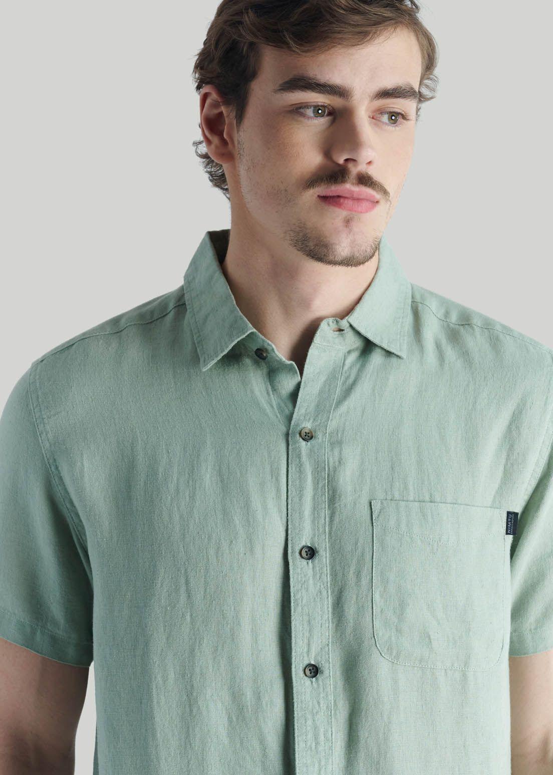Camisa Taro Casual Turquoise-2