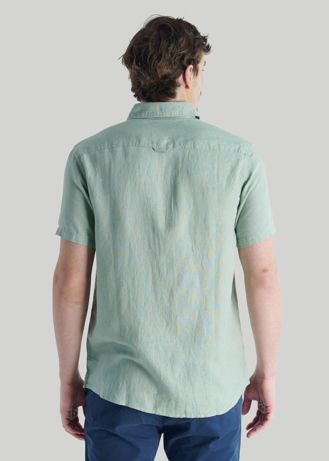 Camisa Taro Casual Turquoise-3