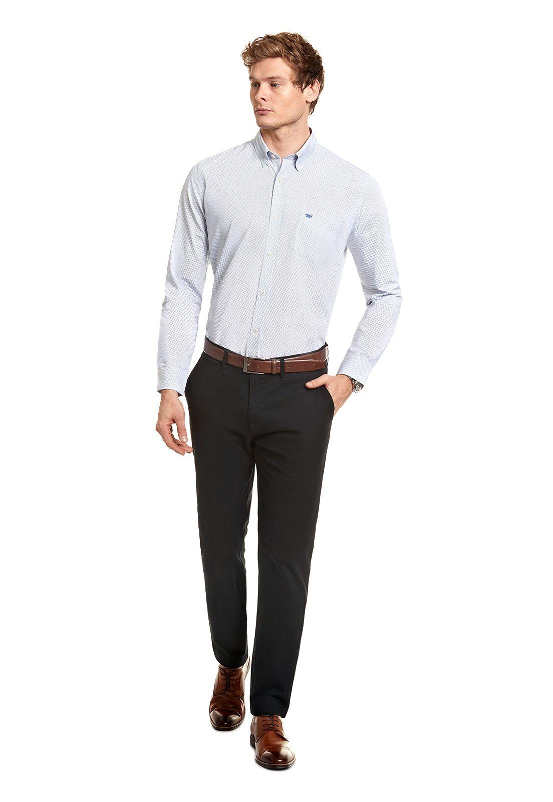 Pantalón Twill Slim /33 Black-1