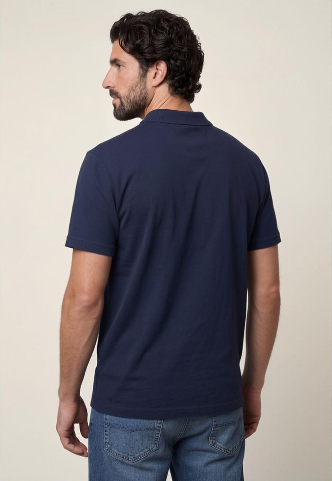 Polo Piqué Navy-2