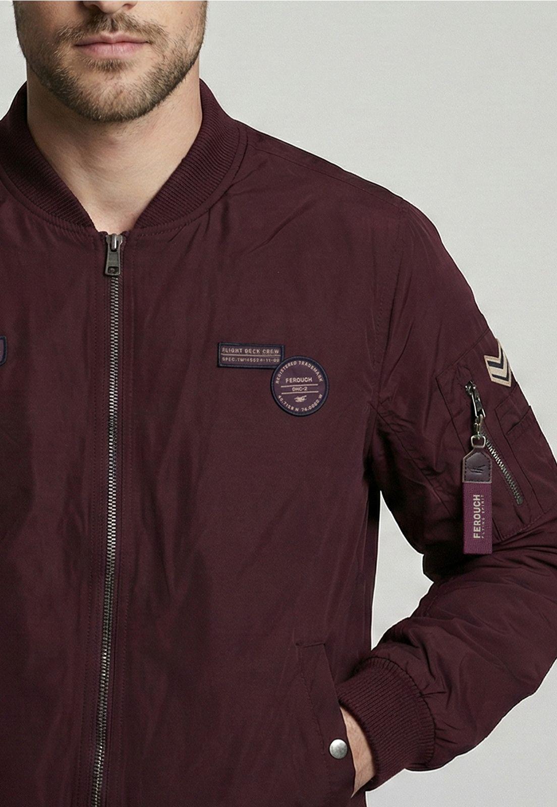 Chaqueta Pilot Bomber Plum-2