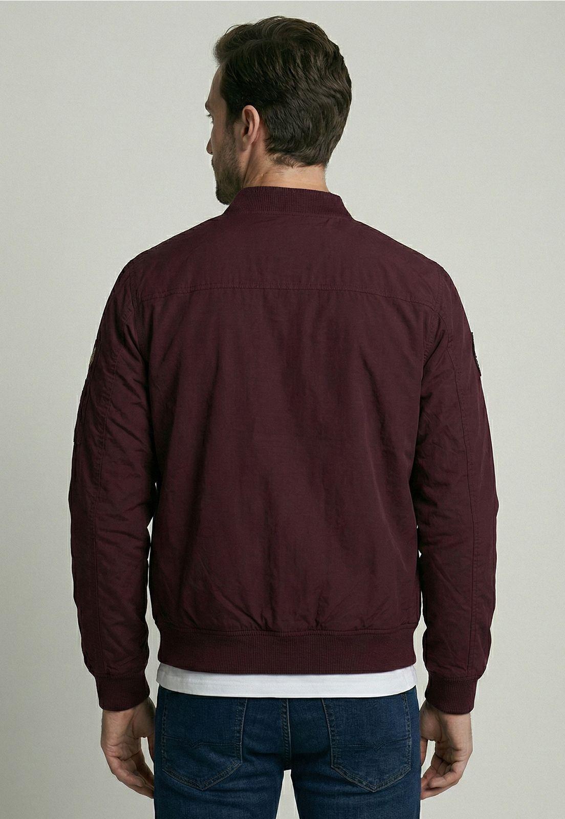 Chaqueta Pilot Bomber Plum-3