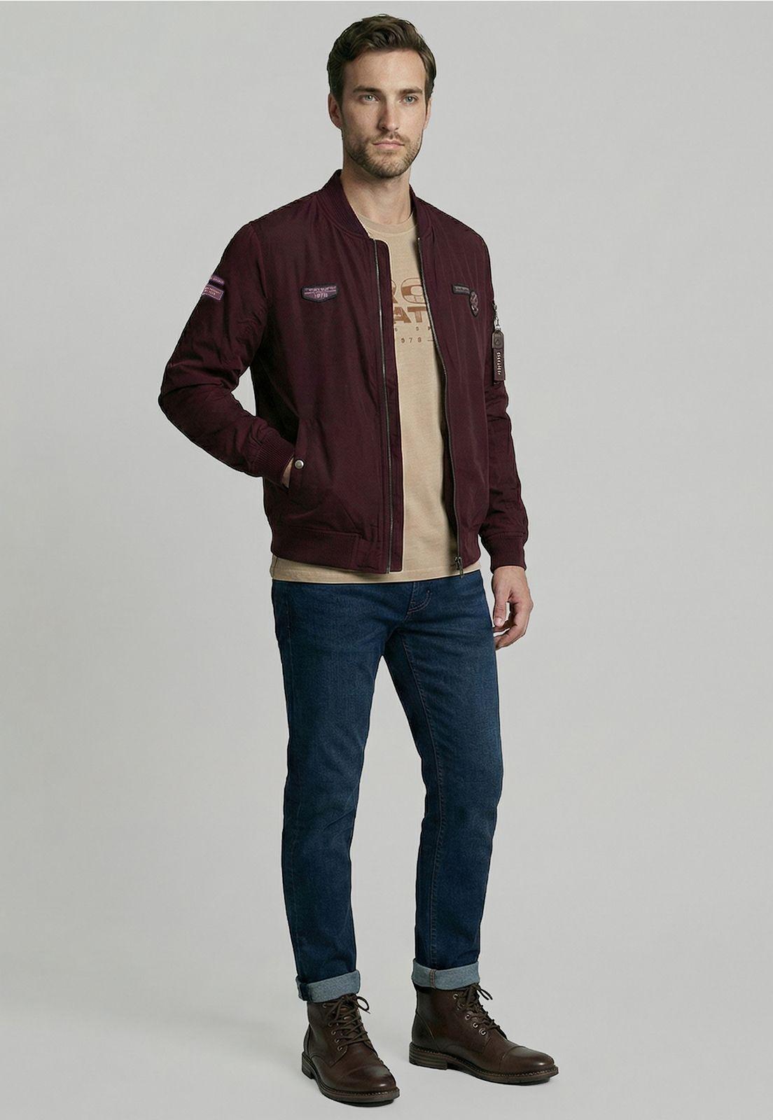 Chaqueta Pilot Bomber Plum-1