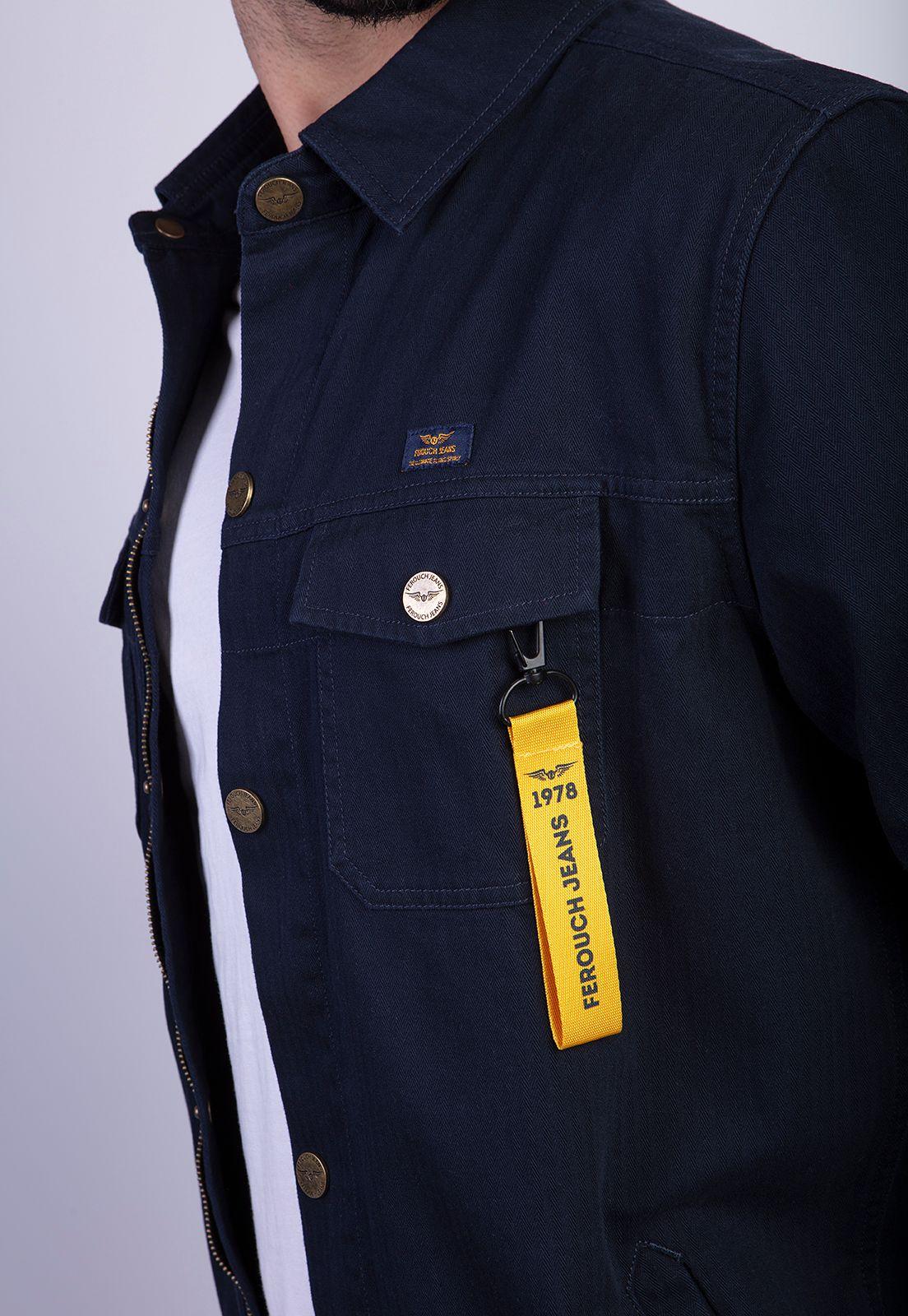 Chaqueta Overshirt Silver Fj Navy-3