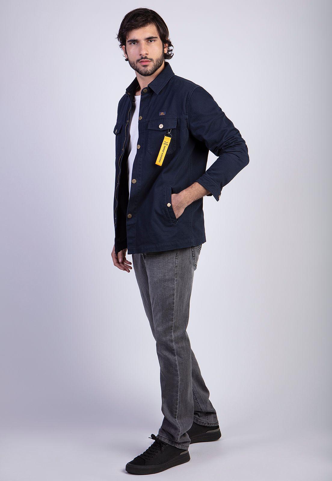 Chaqueta Overshirt Silver Fj Navy-2