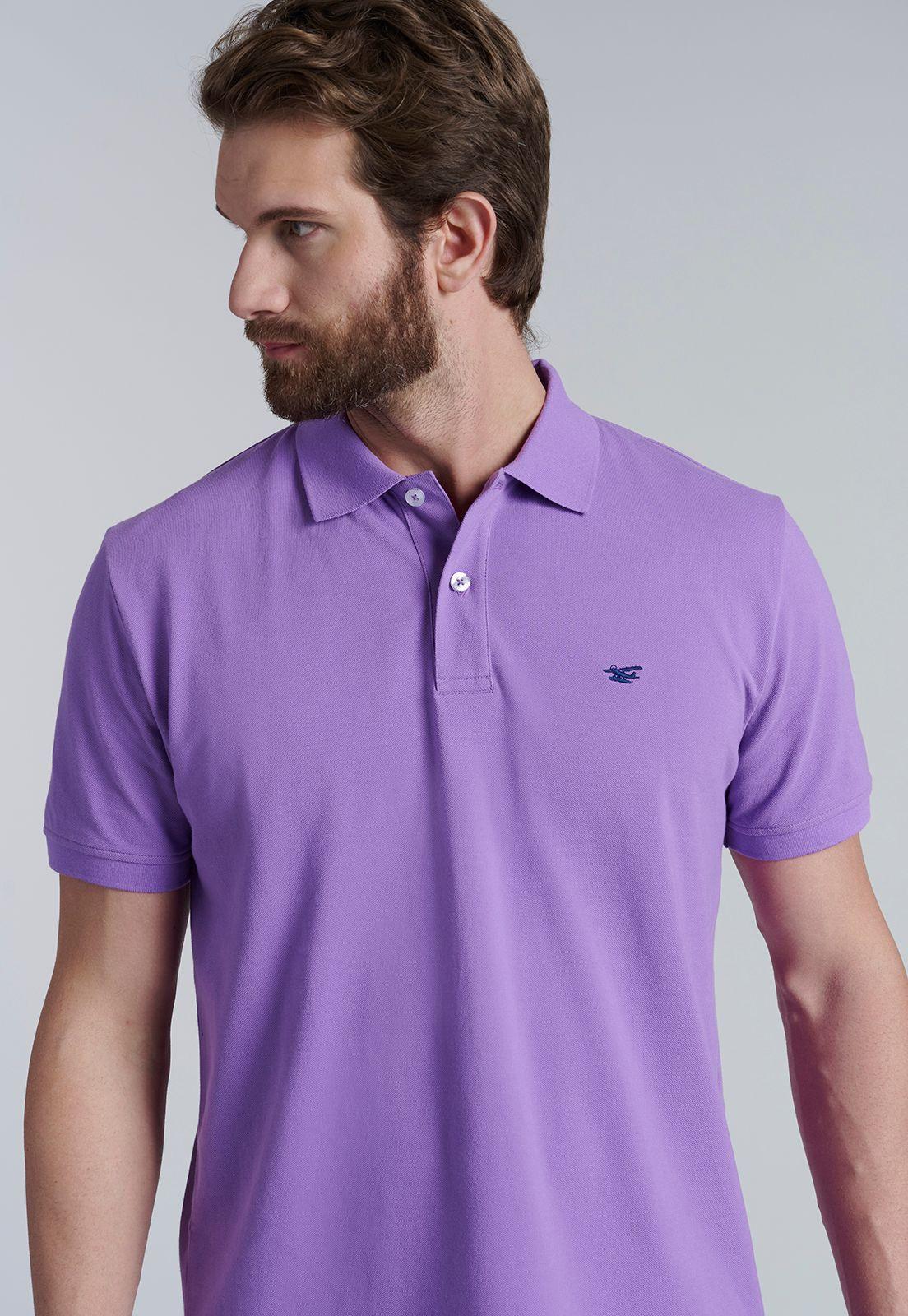 Polera Basica Pique Violet-2