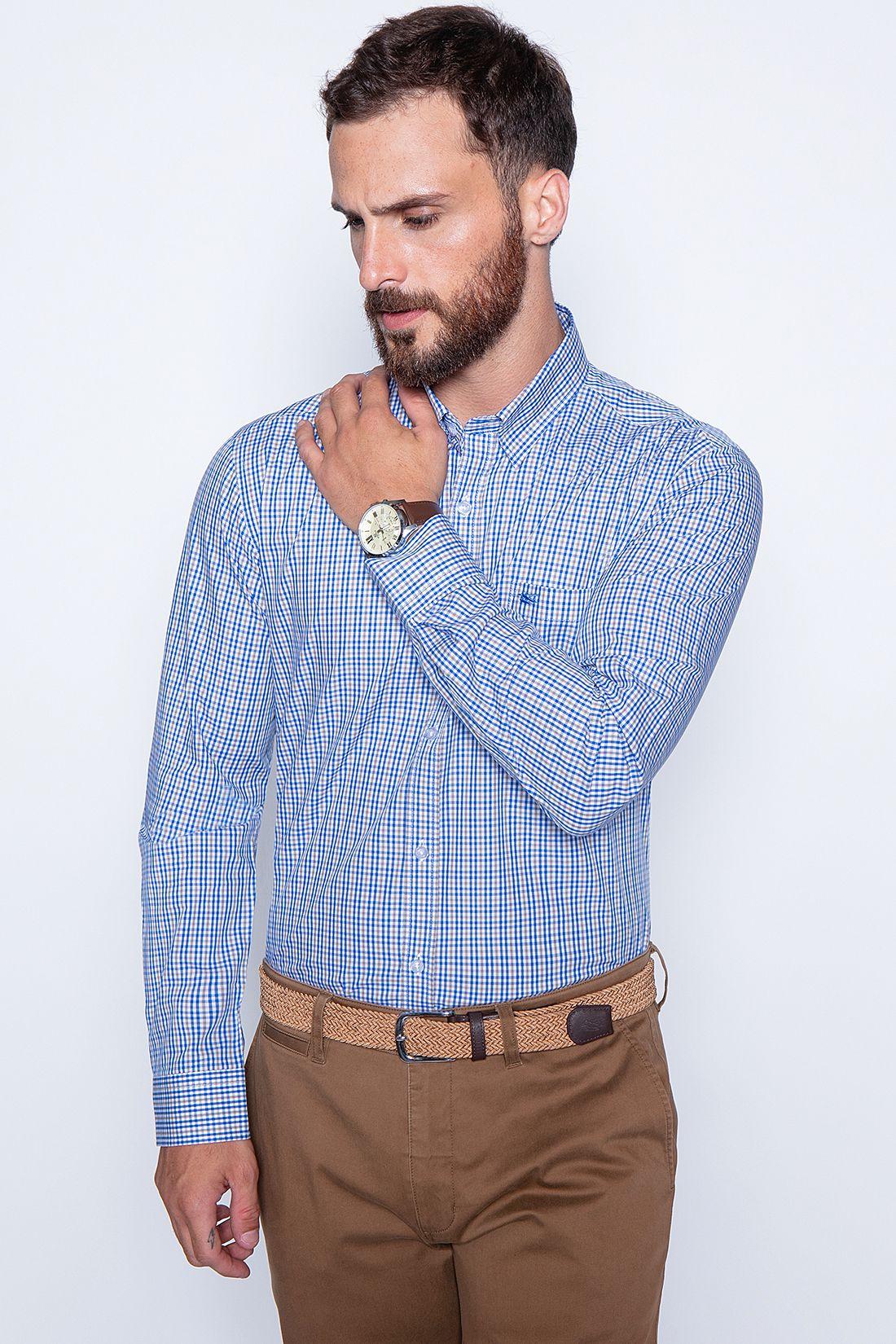 Camisa Cuadro Dublin Sm Sand-2