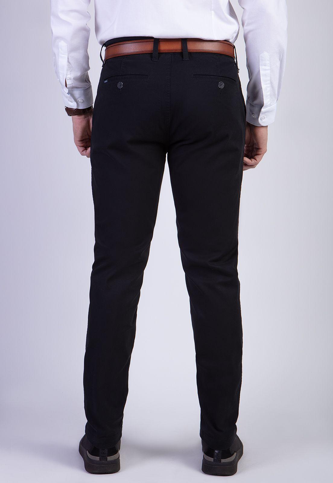 Pantalón Twill Black Slim L/33-1