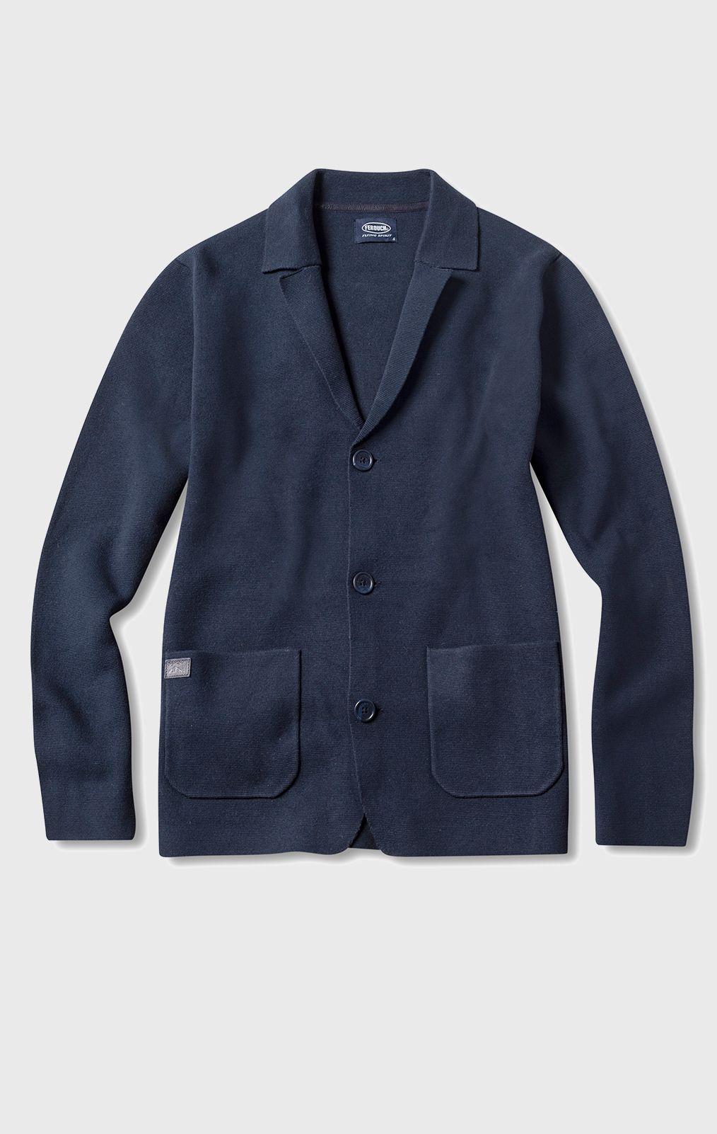 CARDIGAN KANSAS NAVY-4