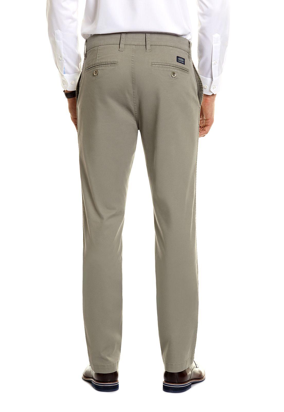 Pantalón Twill Sin Pliegues L/33 Safari-2