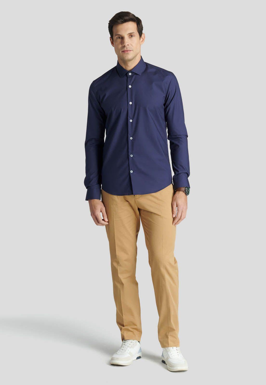 Camisa Business London Navy-1
