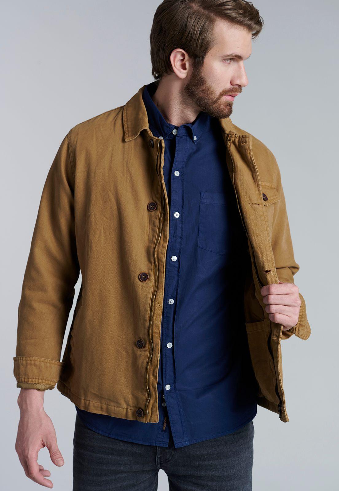 Camisa Sport Garment Dyed Navy-4