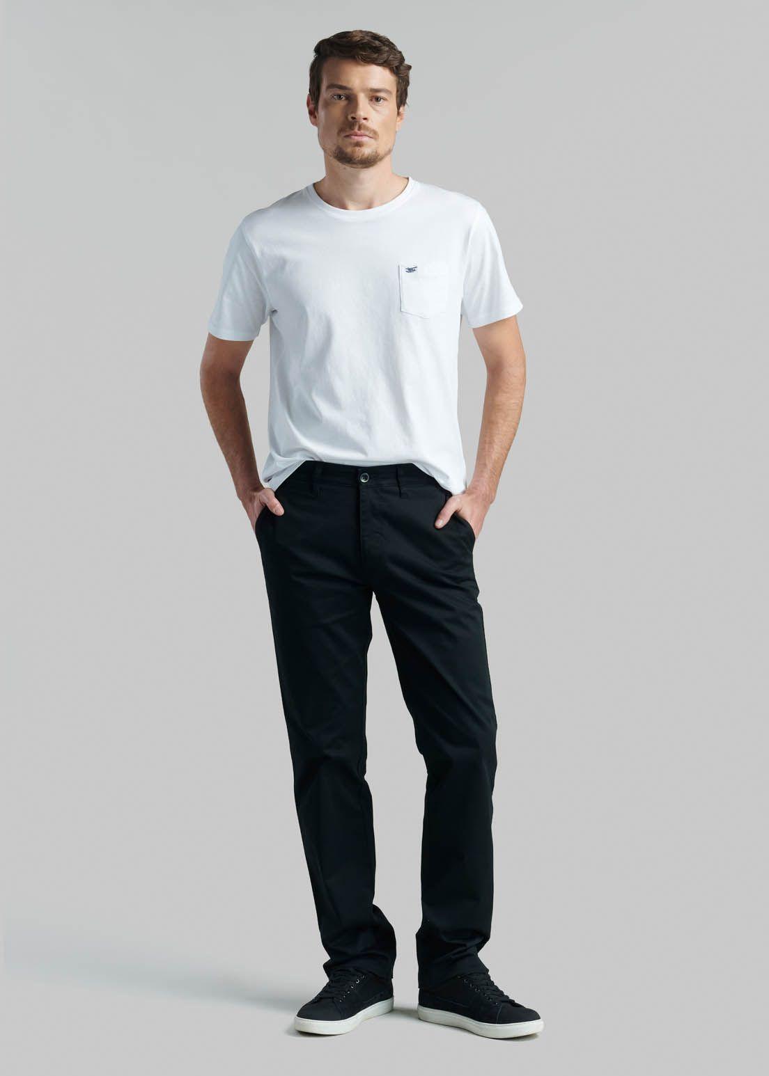 Pantalón Business Twill Without Pleats L/33 Black-1