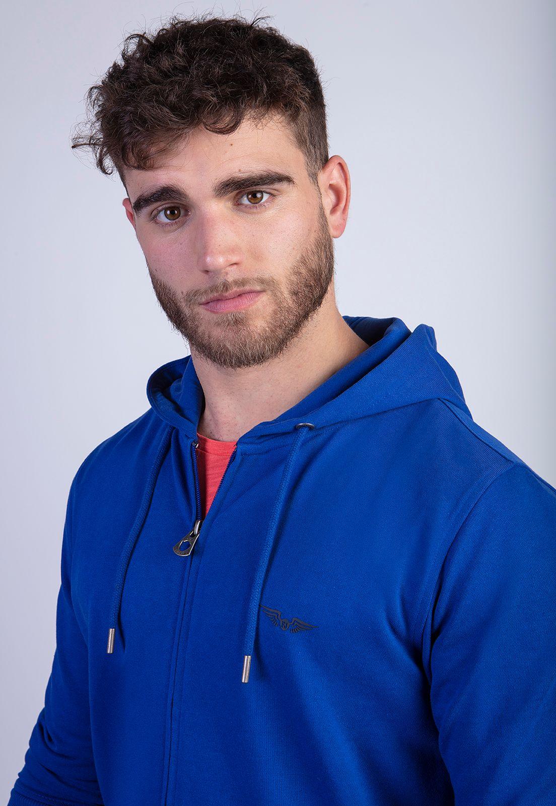 Polerón Full Zipper Blue-3