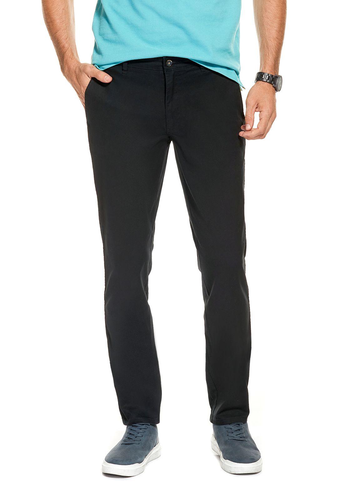 PANTALÓN BAGNEAUX SLIM BLACK-1