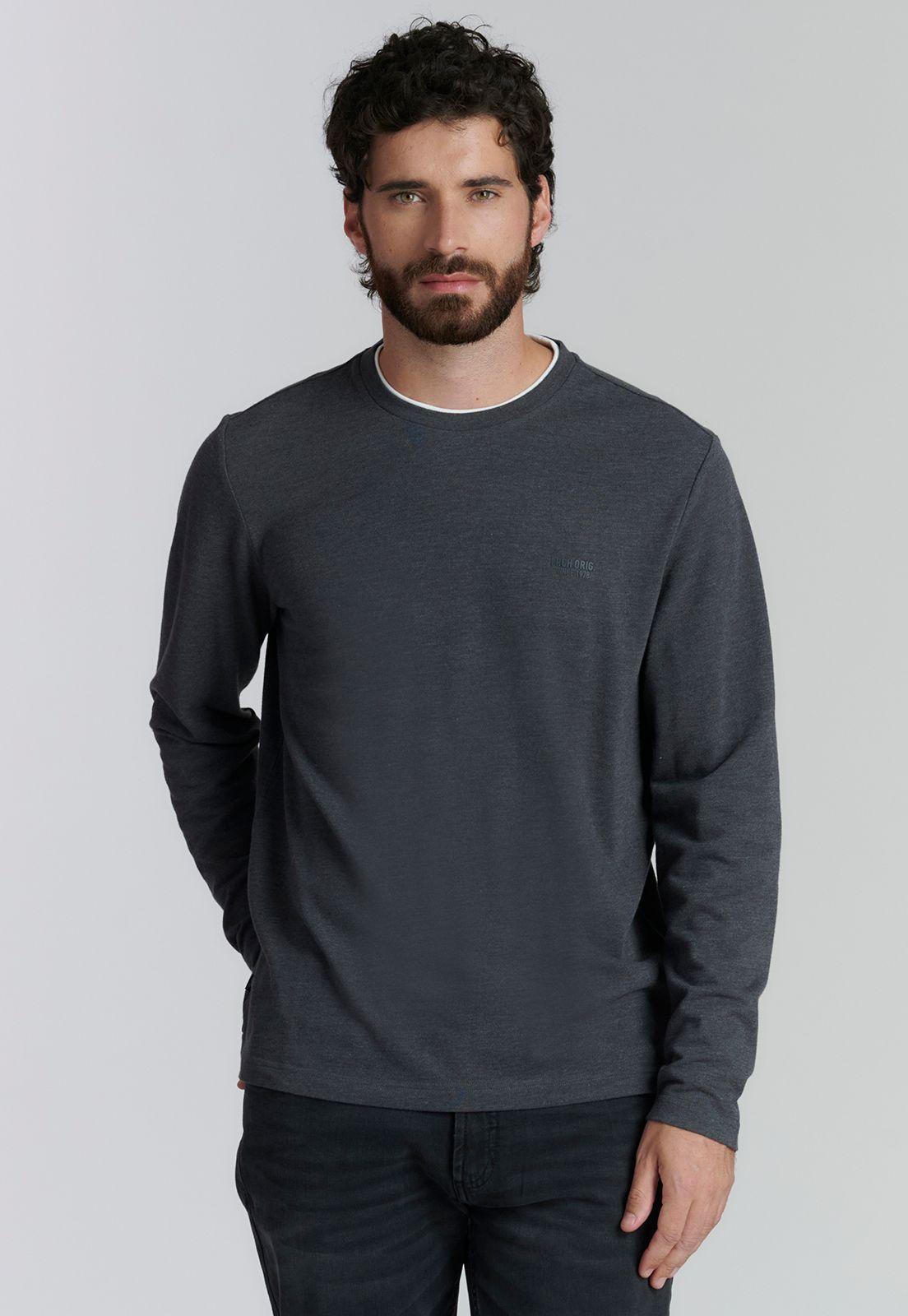 Polera Hoboken Fjs Graphito Melange-0