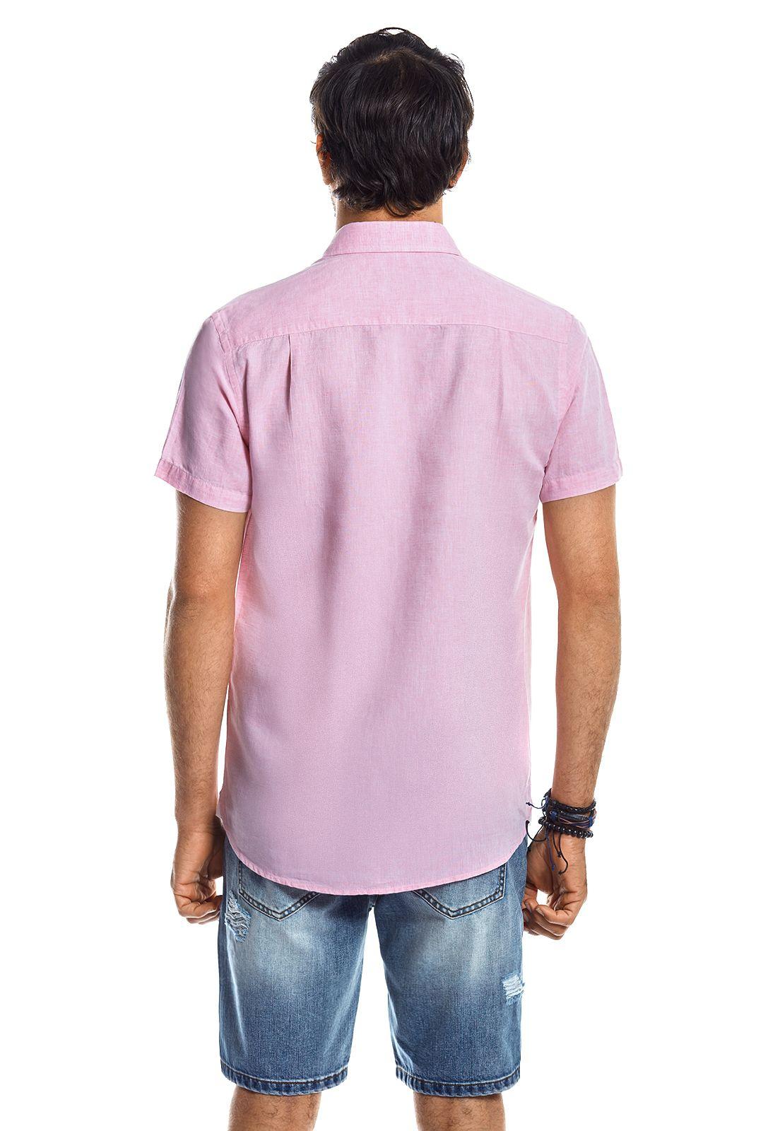 Camisa Manga Corta Sport Atlanta Pink-2