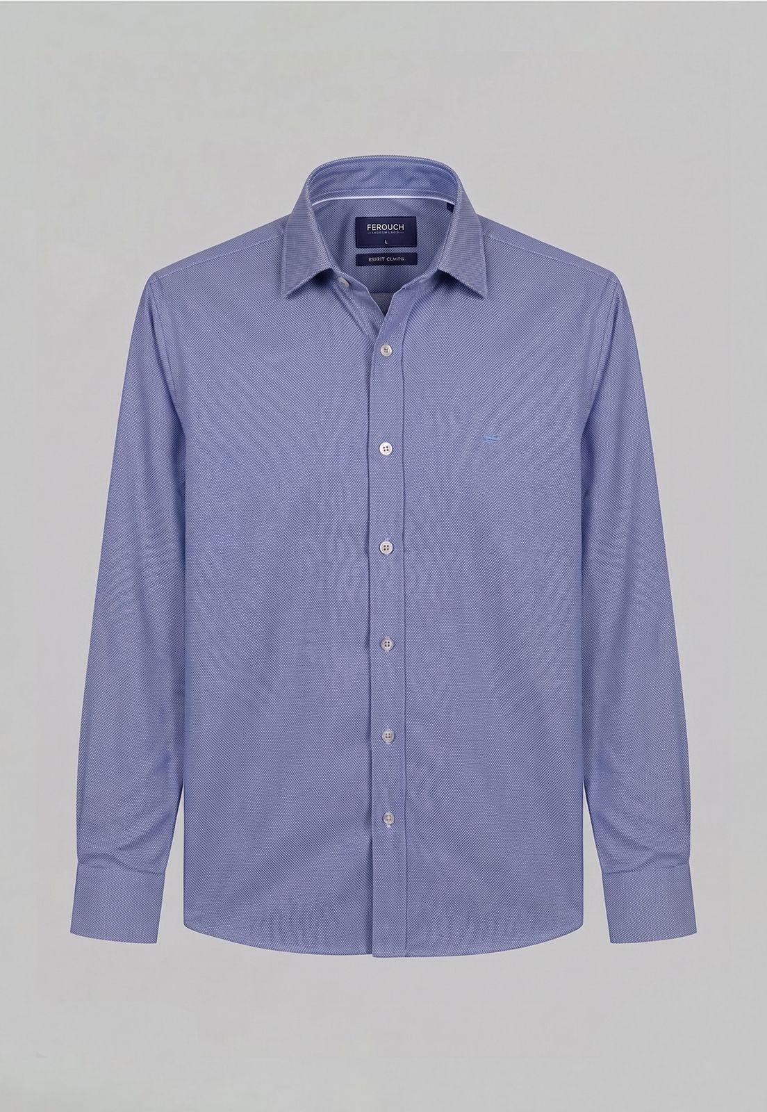 Camisa Regular Sport Sky Oxford-4