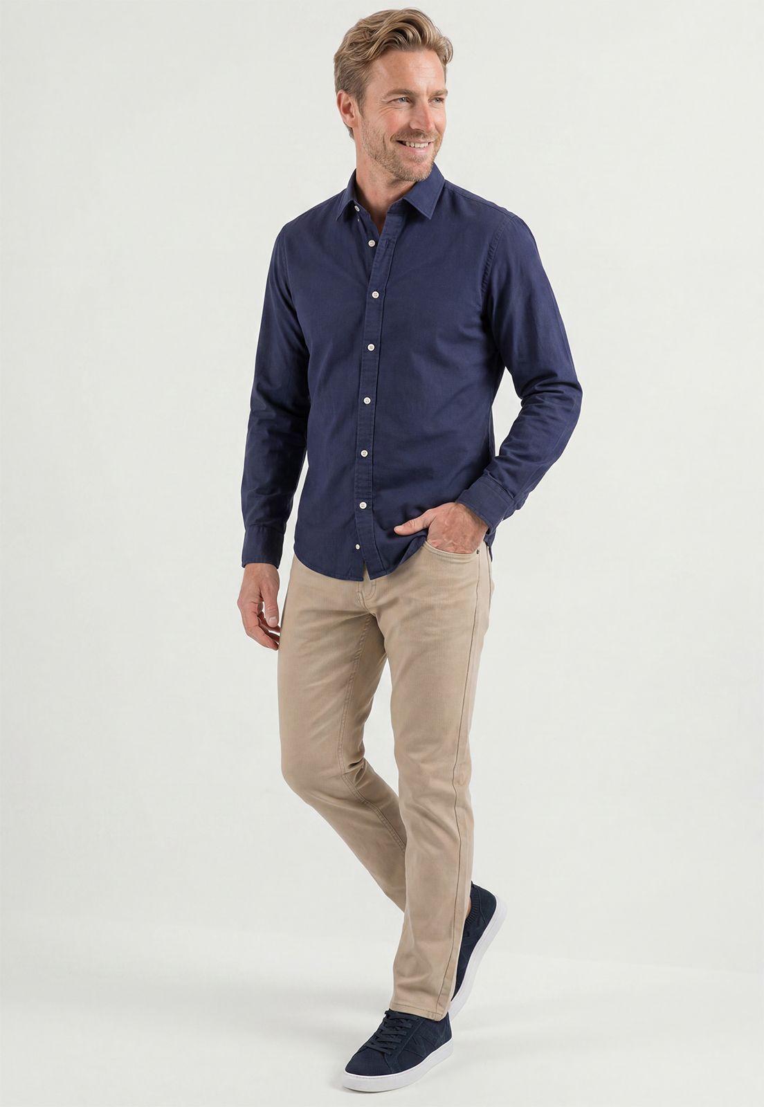 Pantalón Slim Amsterdam Sand-1