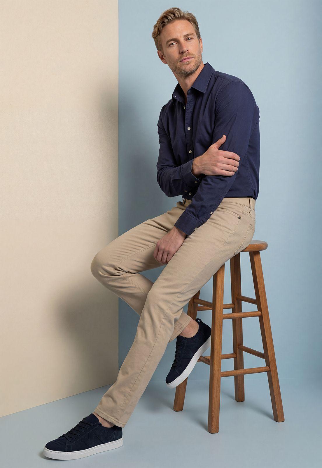 Pantalón Slim Amsterdam Sand-4