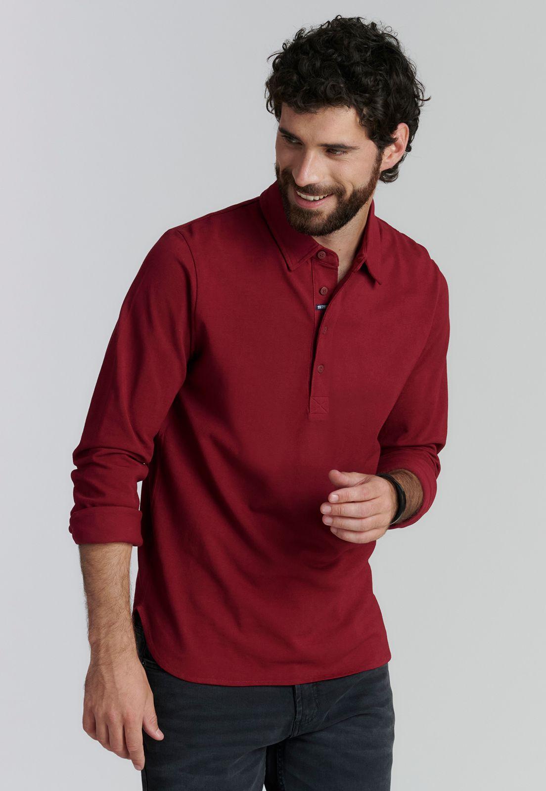 Polera Denver Fjs Burgundy-0