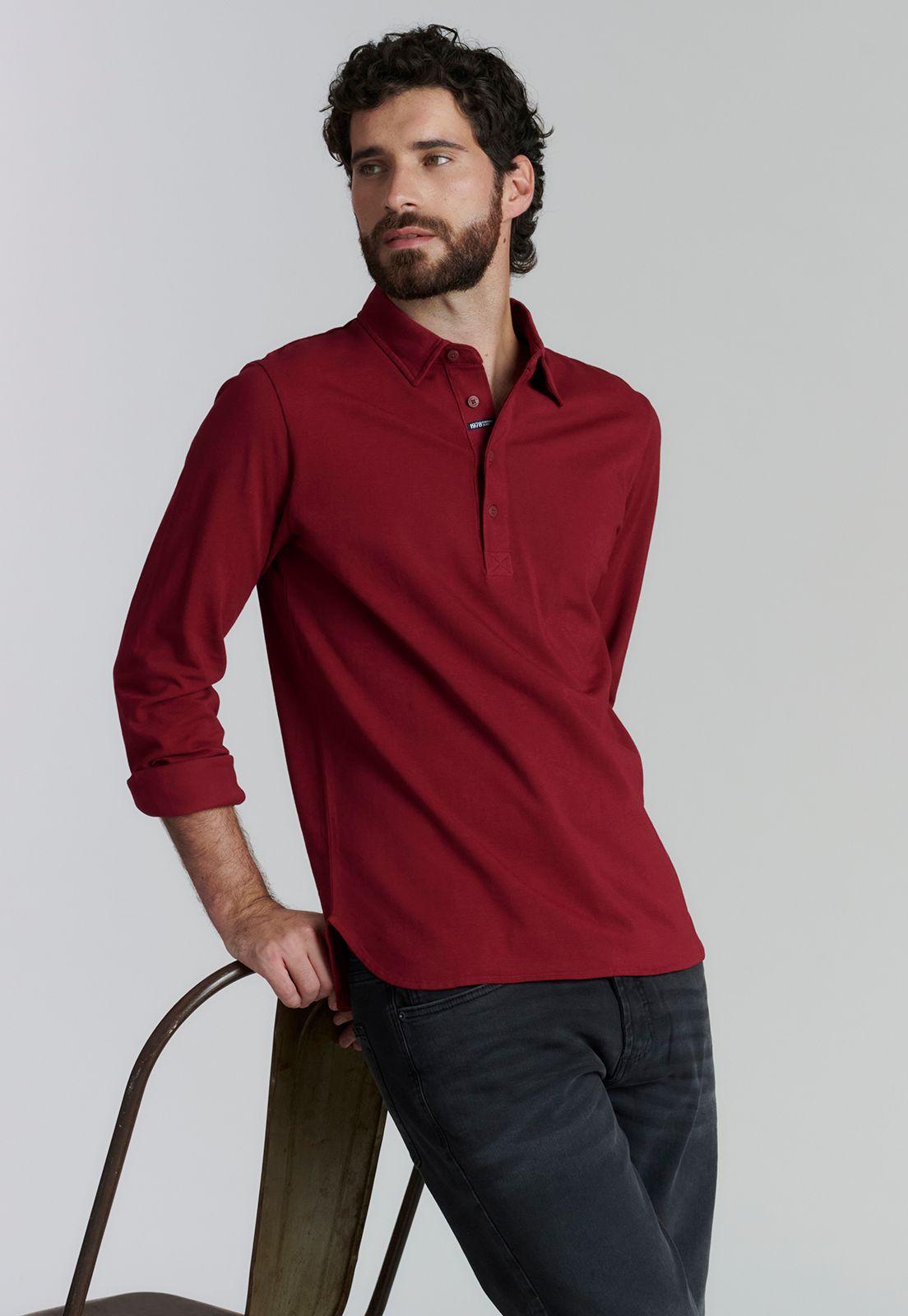 Polera Denver Fjs Burgundy-4