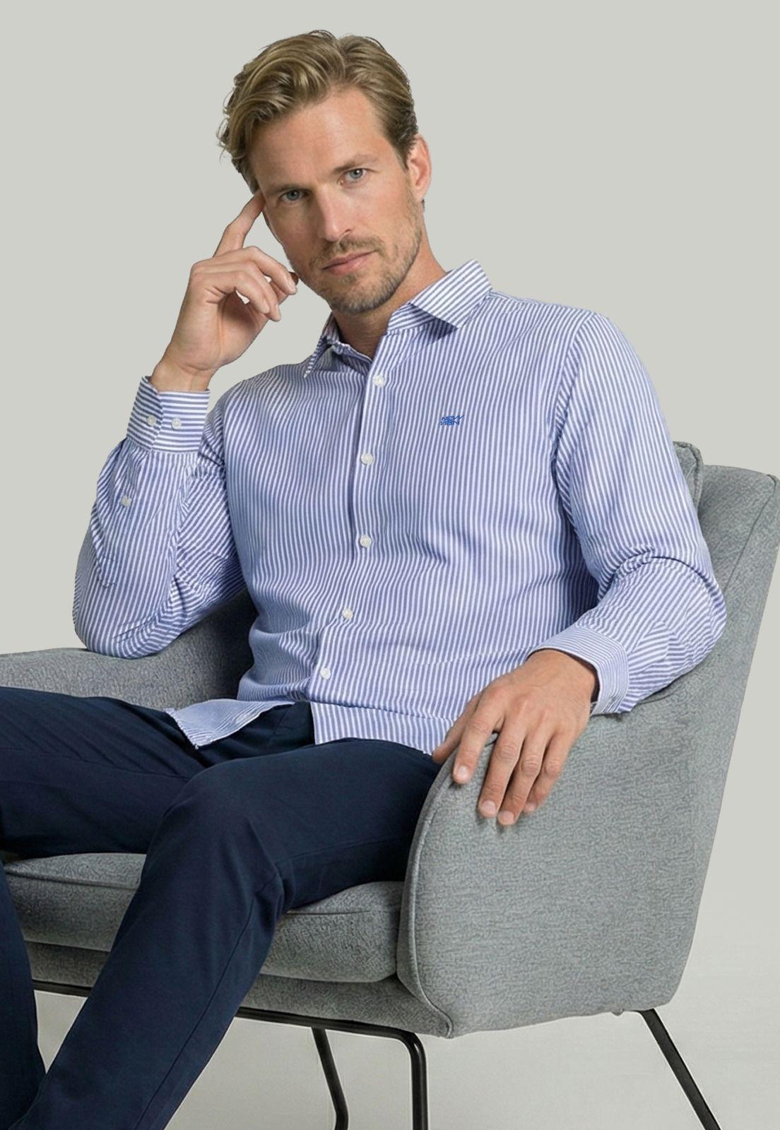 Camisa Regular Viena Navy-4
