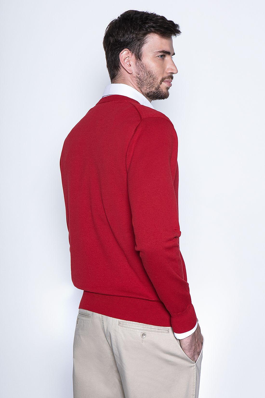 Sweater Red Smart Casual L/S-1