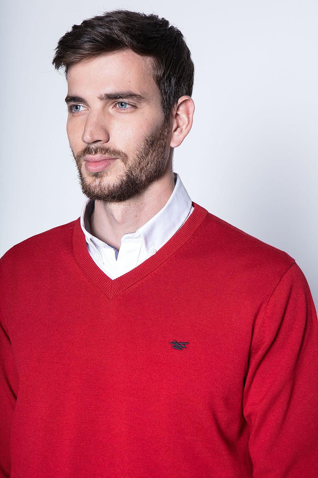 Sweater Red Smart Casual L/S-2