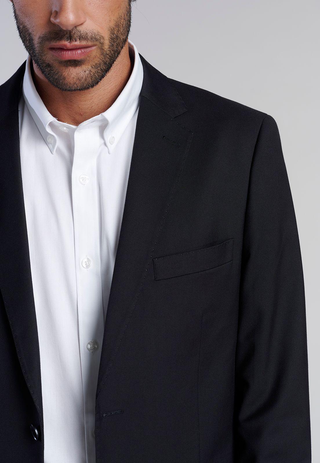 Blazer Smart Casual Ferouch Black-2