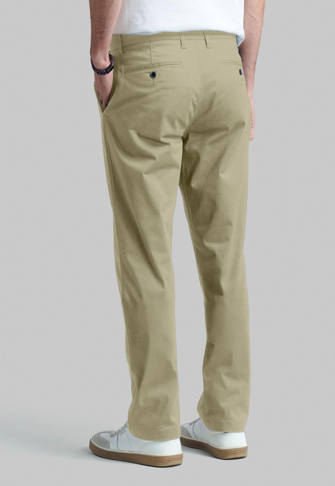 Pantalón Business Twill Without Pleats Khaki-3