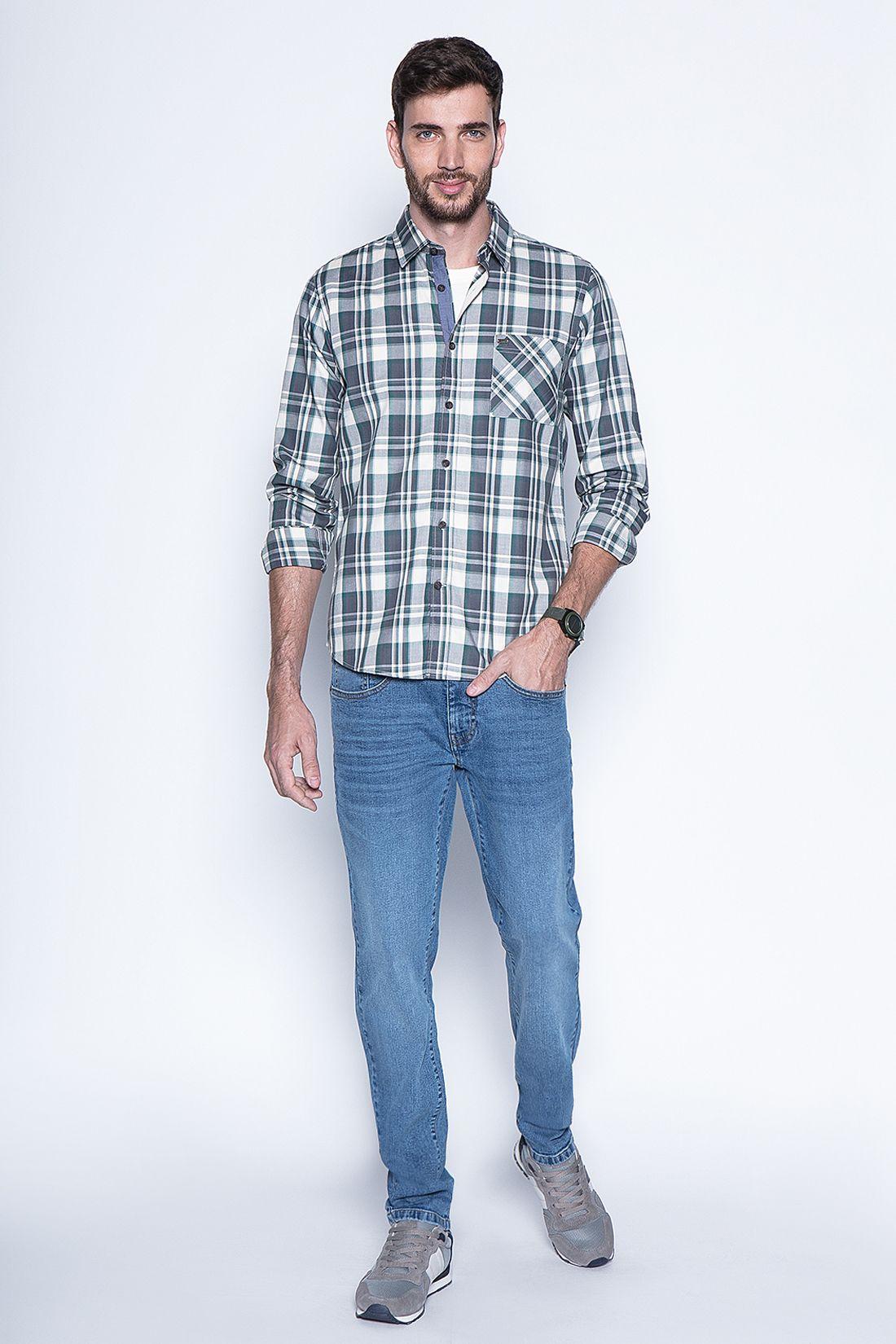 Camisa Check California Fj Green-3