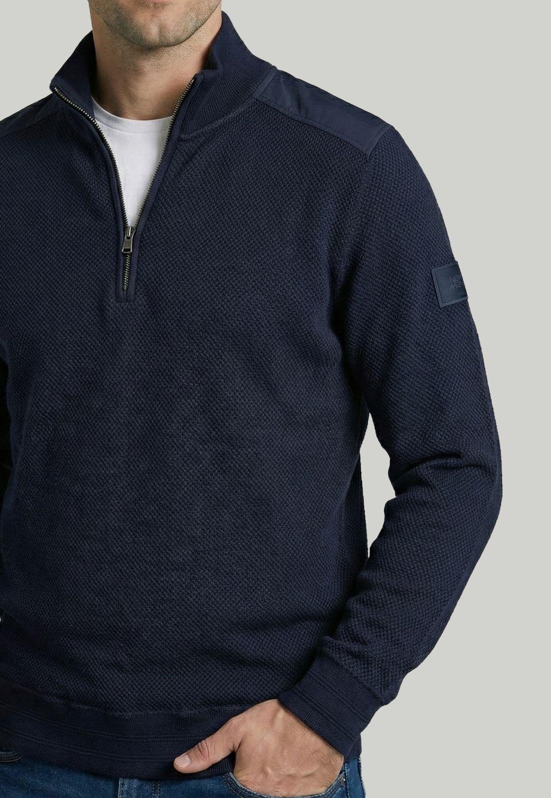 Poleron Albania Navy Melange-2