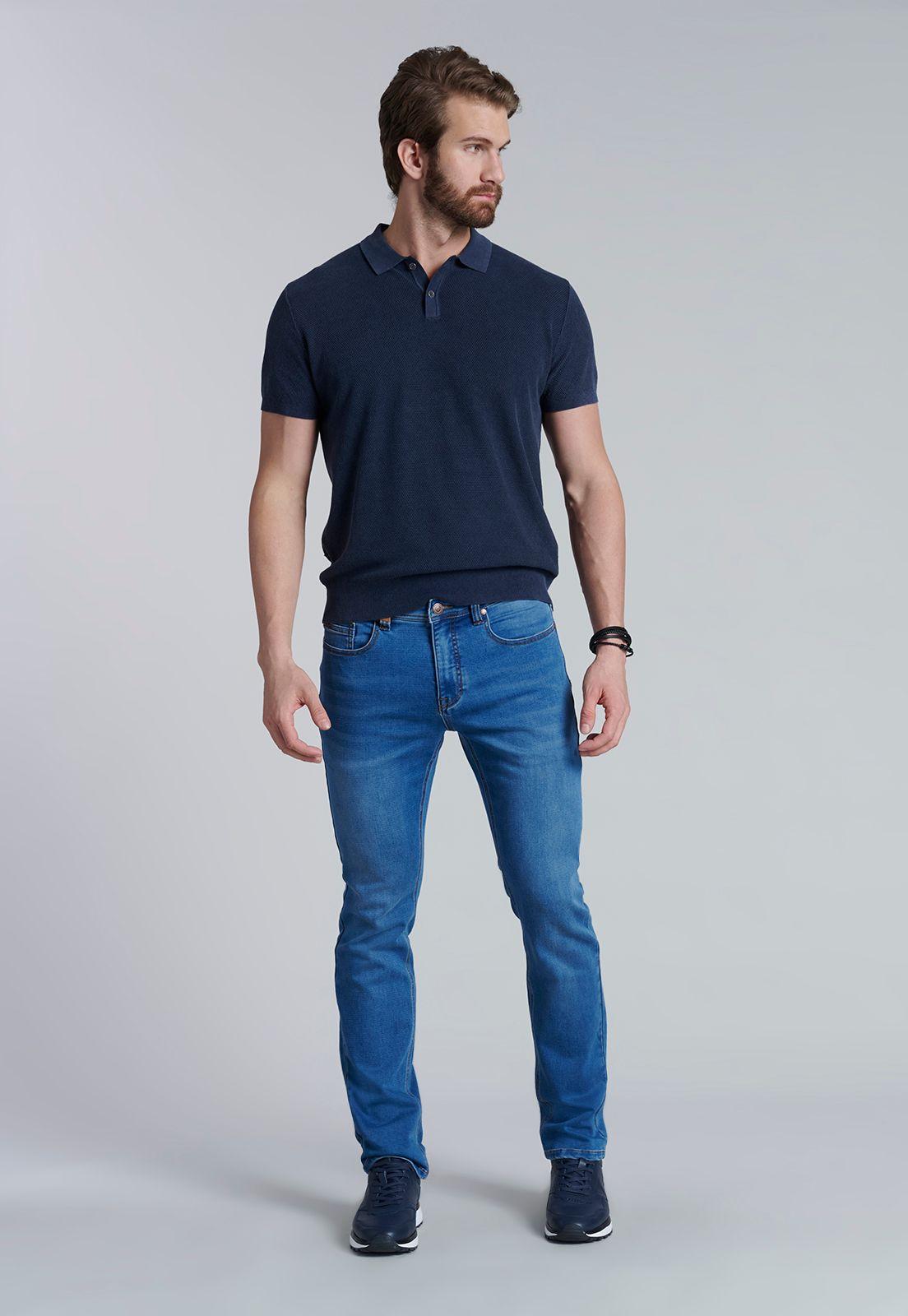 Polera Tejida Austin Navy-1