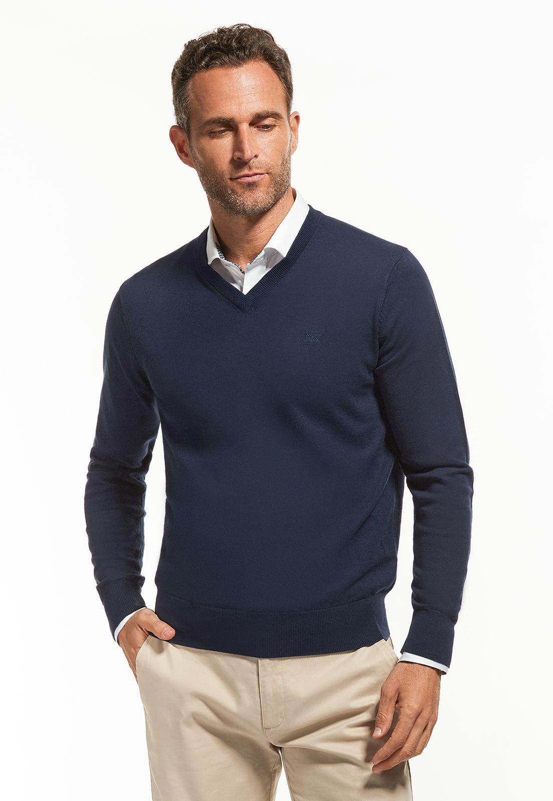 SWEATER MANOLO NAVY-0