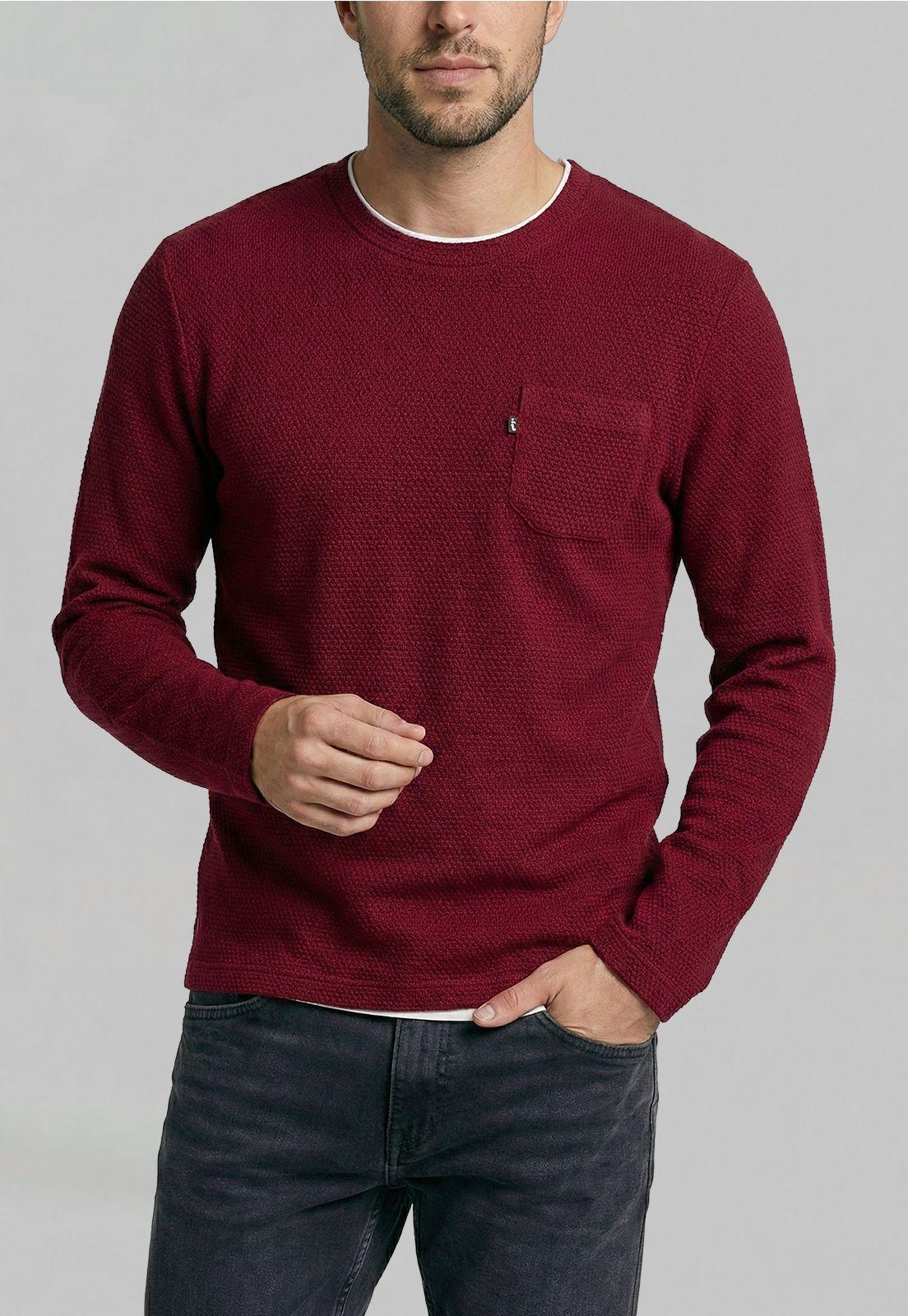 Polera Cincinnati Burgundy-2
