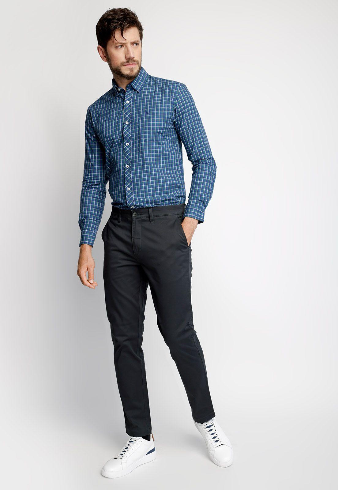 Camisa Checkered Dakota F Green-3