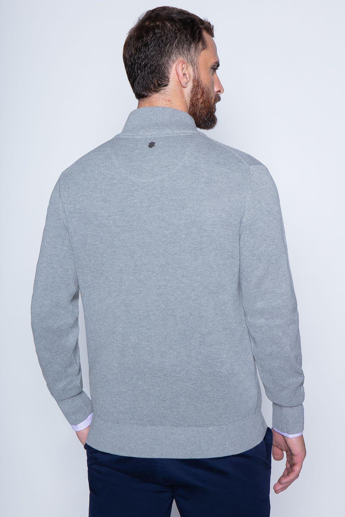 Sweater London Smart Casual L/S Lt Grey-1