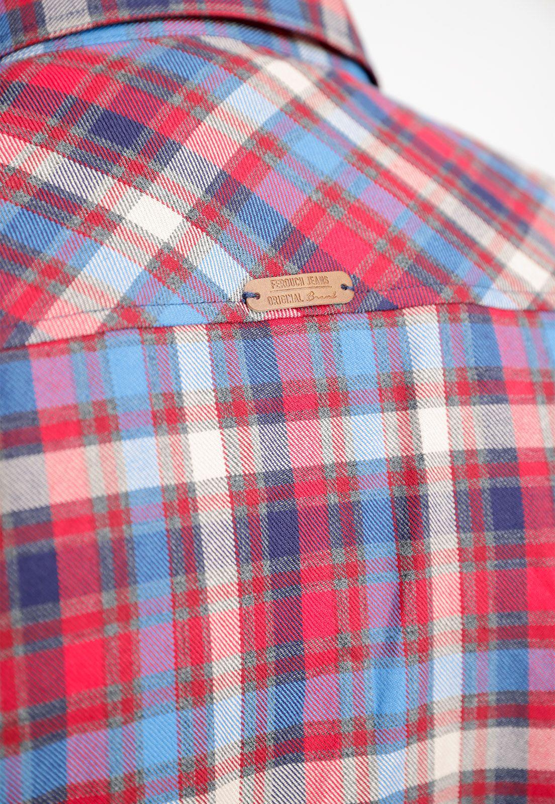 Camisa Checkered Memphis Fj Red-2