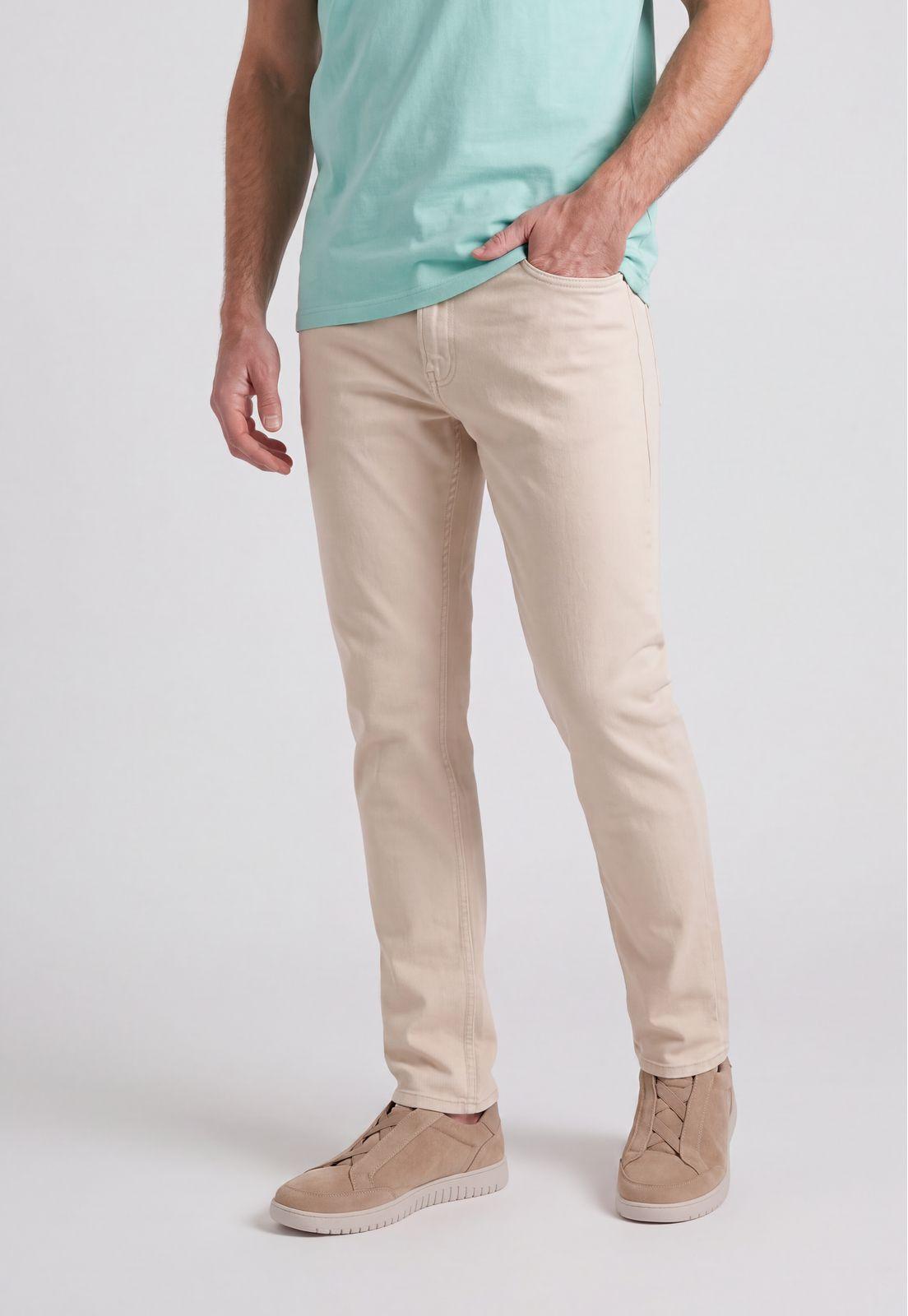 Jeans Palma Slim Ecru-0