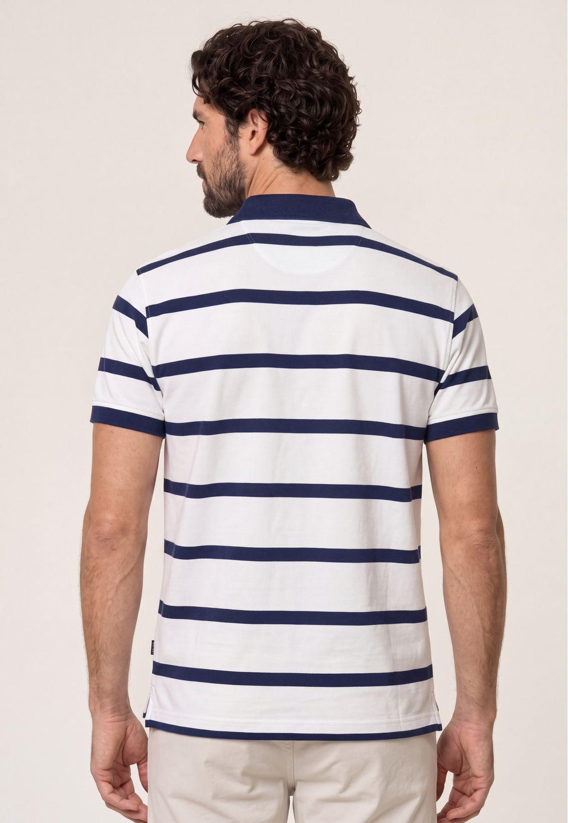 Polera Regular Piqué Colorado White-2