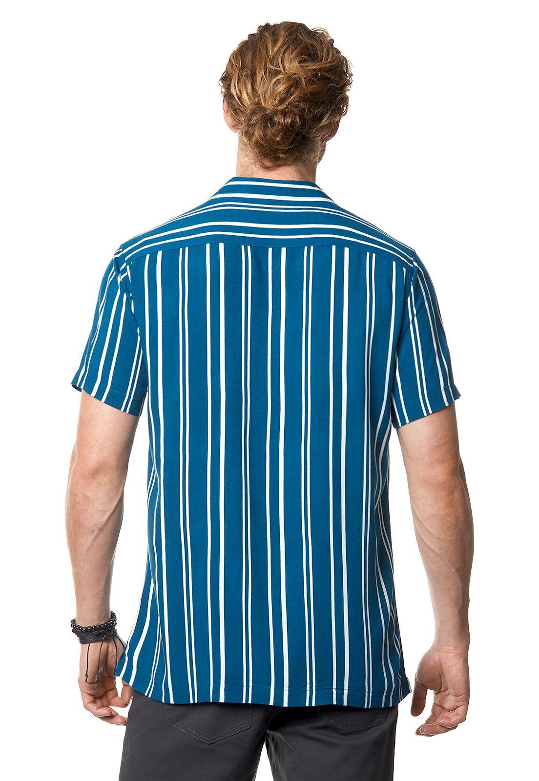 Camisa Listada Silver F Blue-6