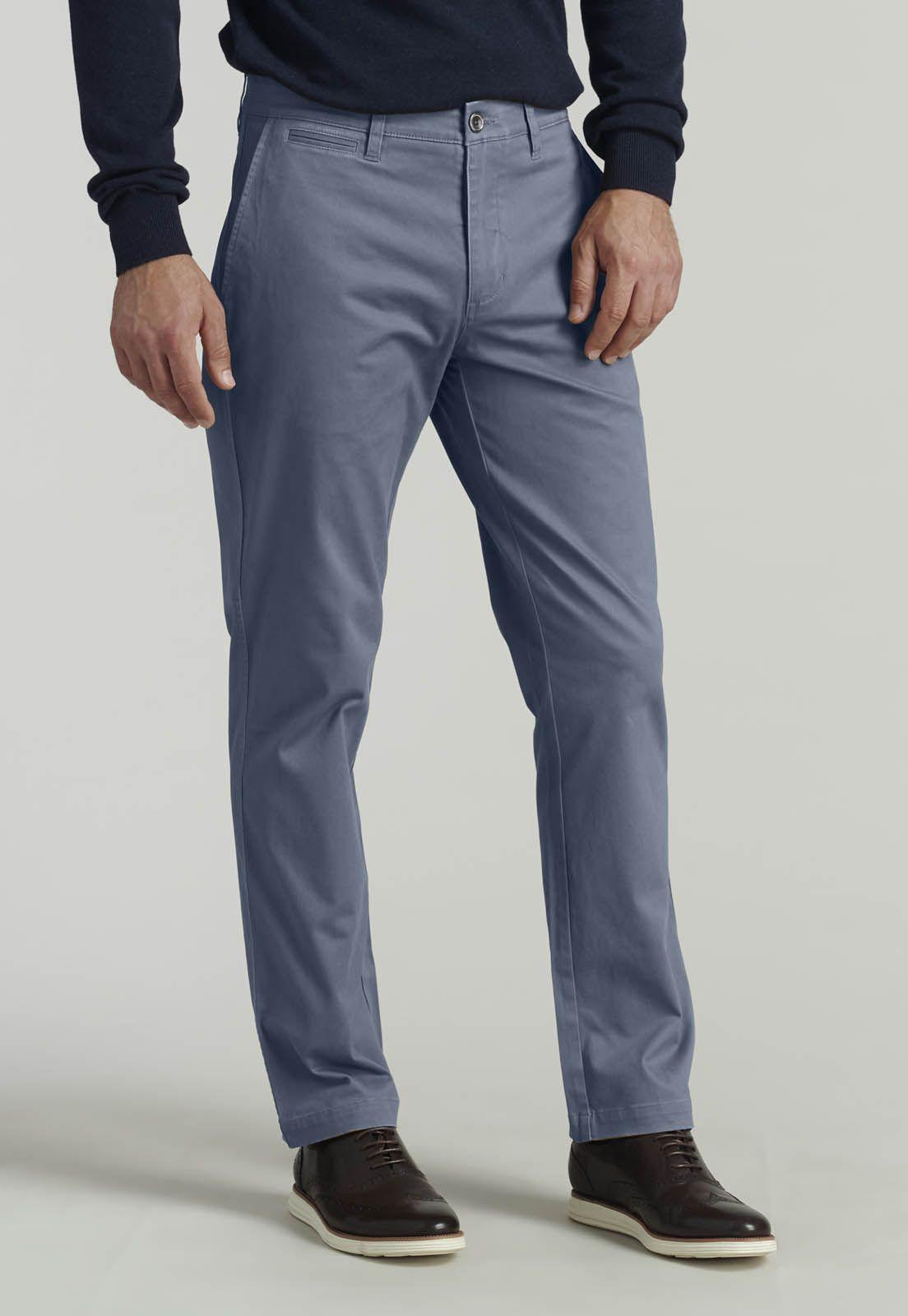 Pantalón Twill Without Pleats L/31 Business Metal-0